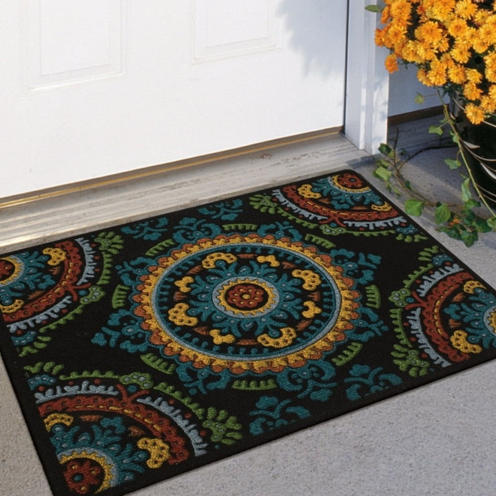 Mainstays Fancy Medallion Indoor & Outdoor Doormat